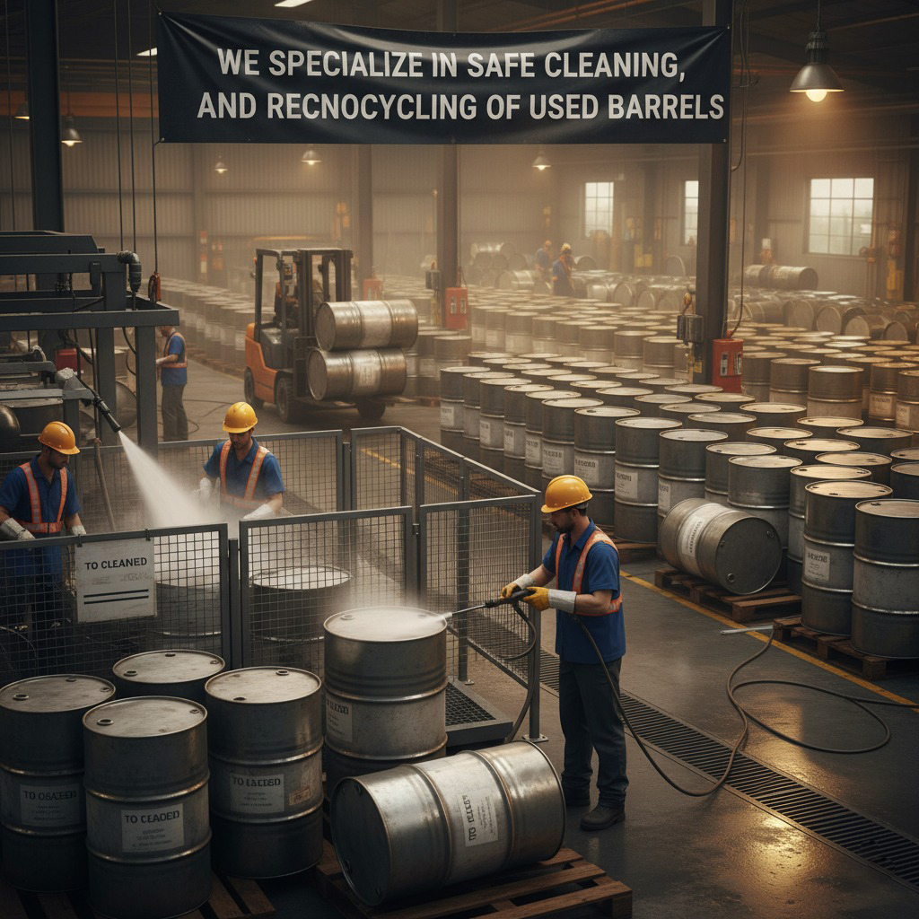 Industrial Barrel Recycling - Image 1